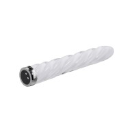 Playboy Twist Glass Vibrator White