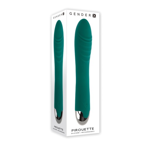 Gender X Pirouette Twirling Vibrator Teal