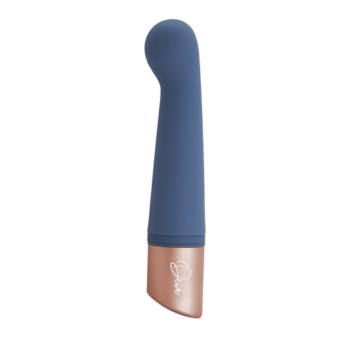 Deia Pareja Vibrador Nesting Dos-en-Uno - Azul Marino