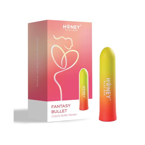 Vibrador de Bala de Color Gradiente Fantasy Amarillo Oscuro