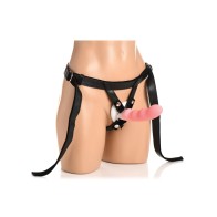 Bedroom Bliss Velvet Kiss Strap-On Harness for Ultimate Fun