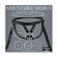 Bedroom Bliss Velvet Kiss Strap-On Harness for Ultimate Fun