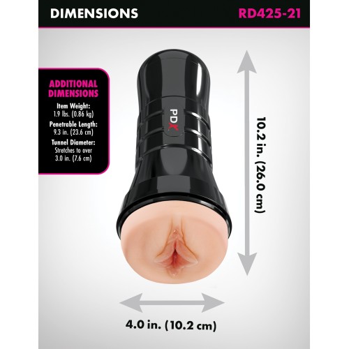 PDX Extreme Wet Pussies XXL Stroker - Claro