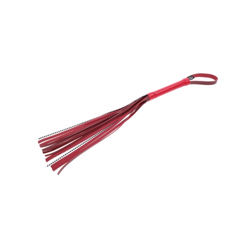 Ex's & Oh's Crystal Flogger Red - Sensational Adult Toy