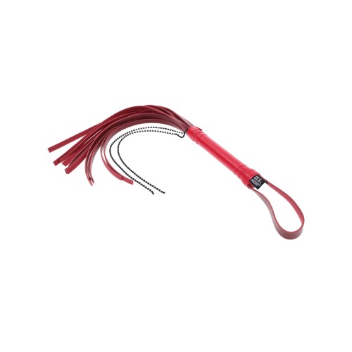 Ex's & Oh's Crystal Flogger Red - Sensational Adult Toy