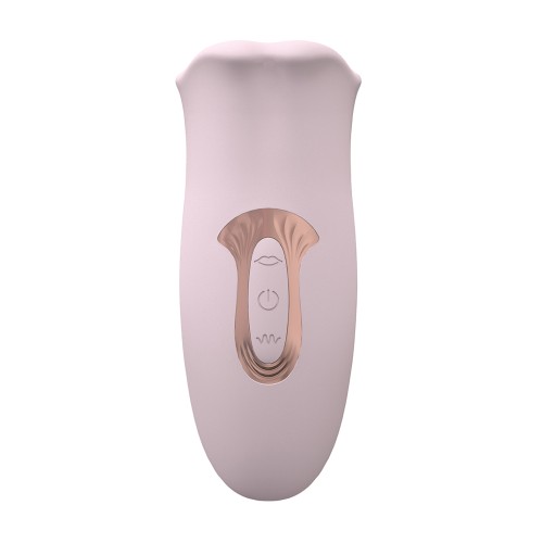 Vibrador de Succión y Boca Loveline Kiss Rosa