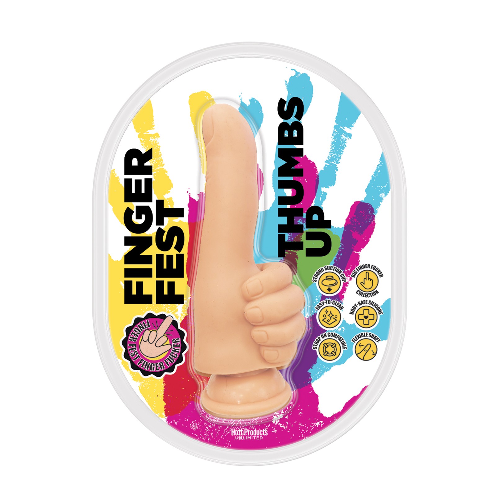 Dildo Finger Fest Thumbs Up - Diseño Juguetón