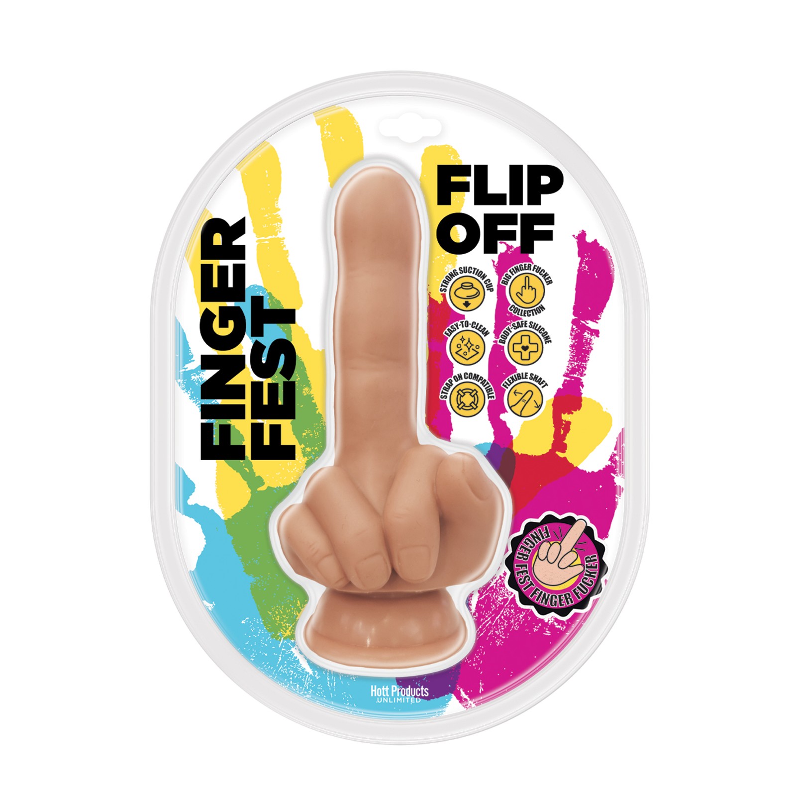 Dildo Finger Fest Flip Off - Carne