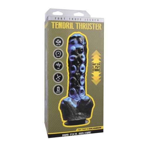 Fort Troff Tendril Thruster Mini Máquina de Coito con Control Remoto - Azul