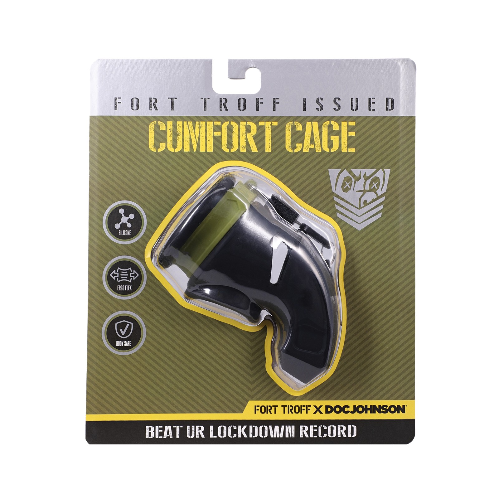 Fort Troff CUMfort Cage Chastity Cage - Black