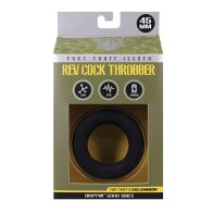 Fort Troff Rev Cock Throbber Vibrating Ring - Black