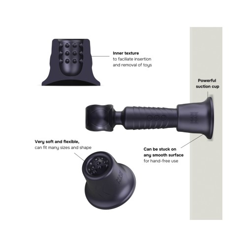 Holden Wand Suction Cup Holder Black Plum