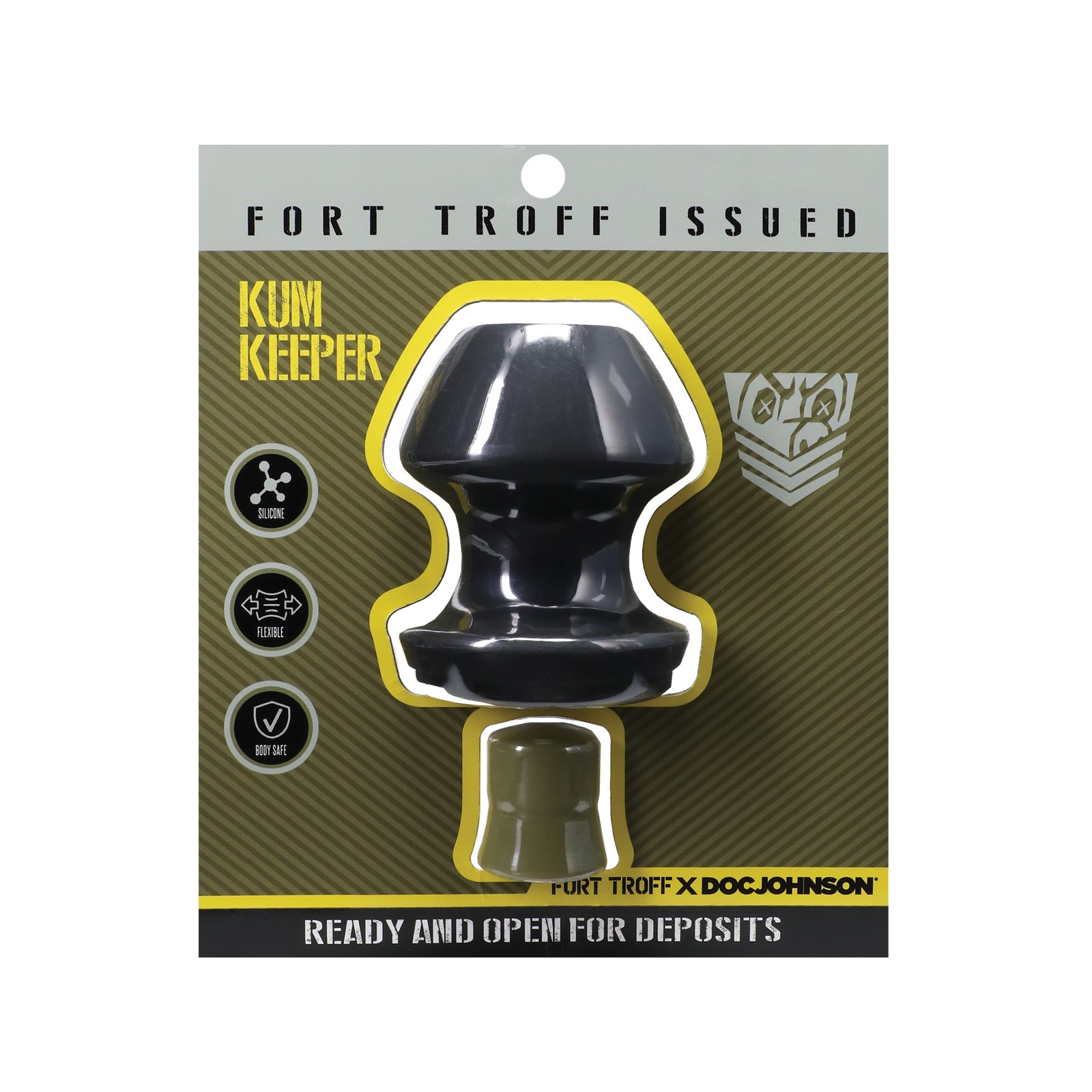 Fort Troff Kum Keeper Plug Anal Grande Negro