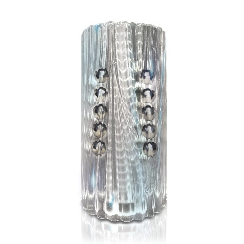 MSTR B8 Clear View Beaded Stroker - Clear