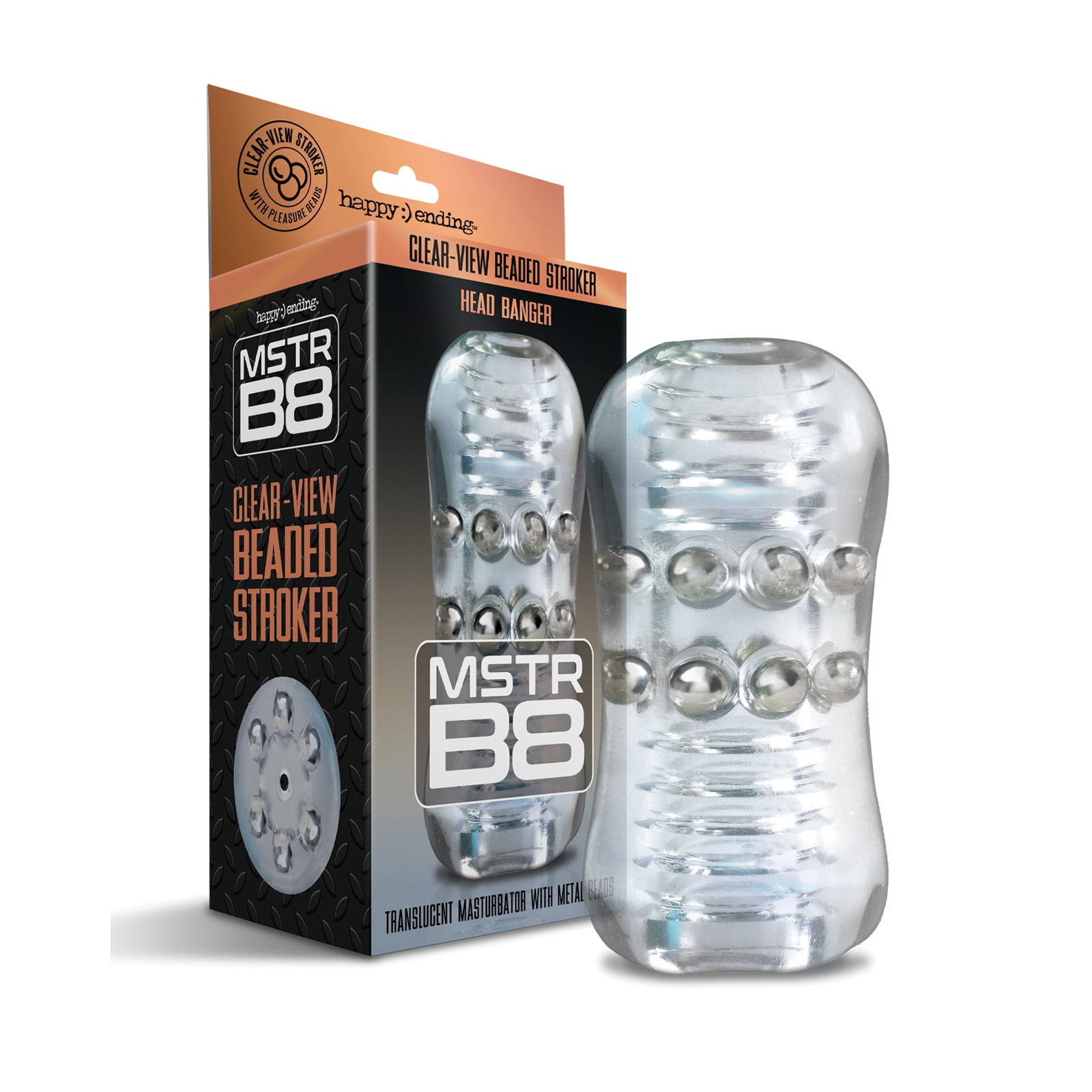 MSTR B8 Head Banger Stroker - Clear