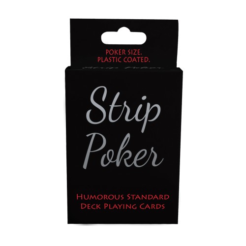 Strip Poker Themed Playing Cards for Fun