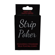 Strip Poker Themed Playing Cards for Fun