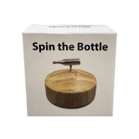 Spin The Bottle Game Silver/Wood