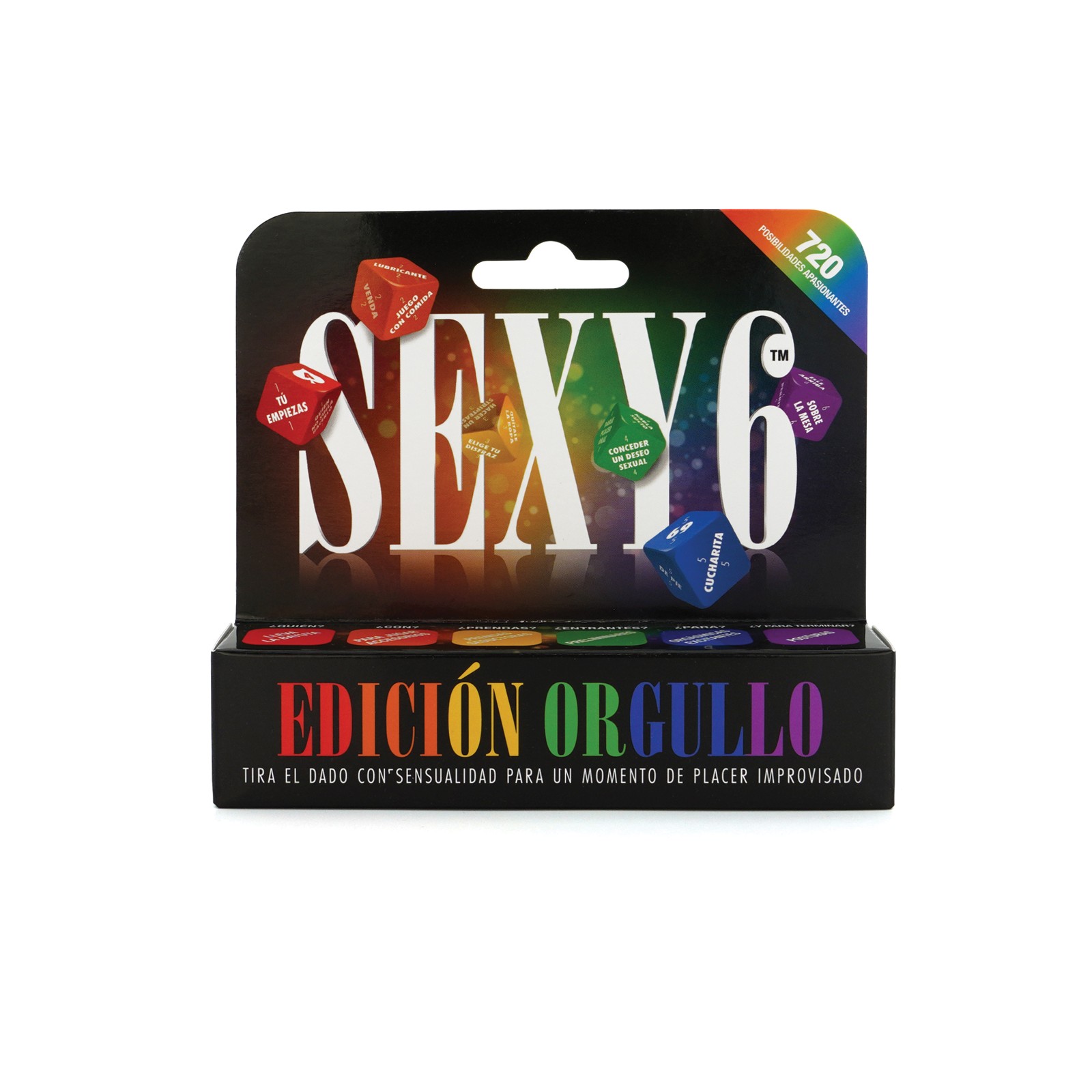 Juego de Dados Sexy 6 Edición Orgullo - Versión Española