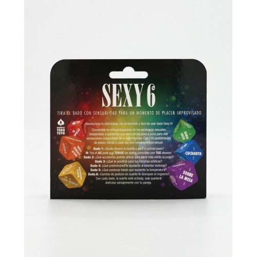 Sexy 6 Dice Game Pride Edition - Spanish Version