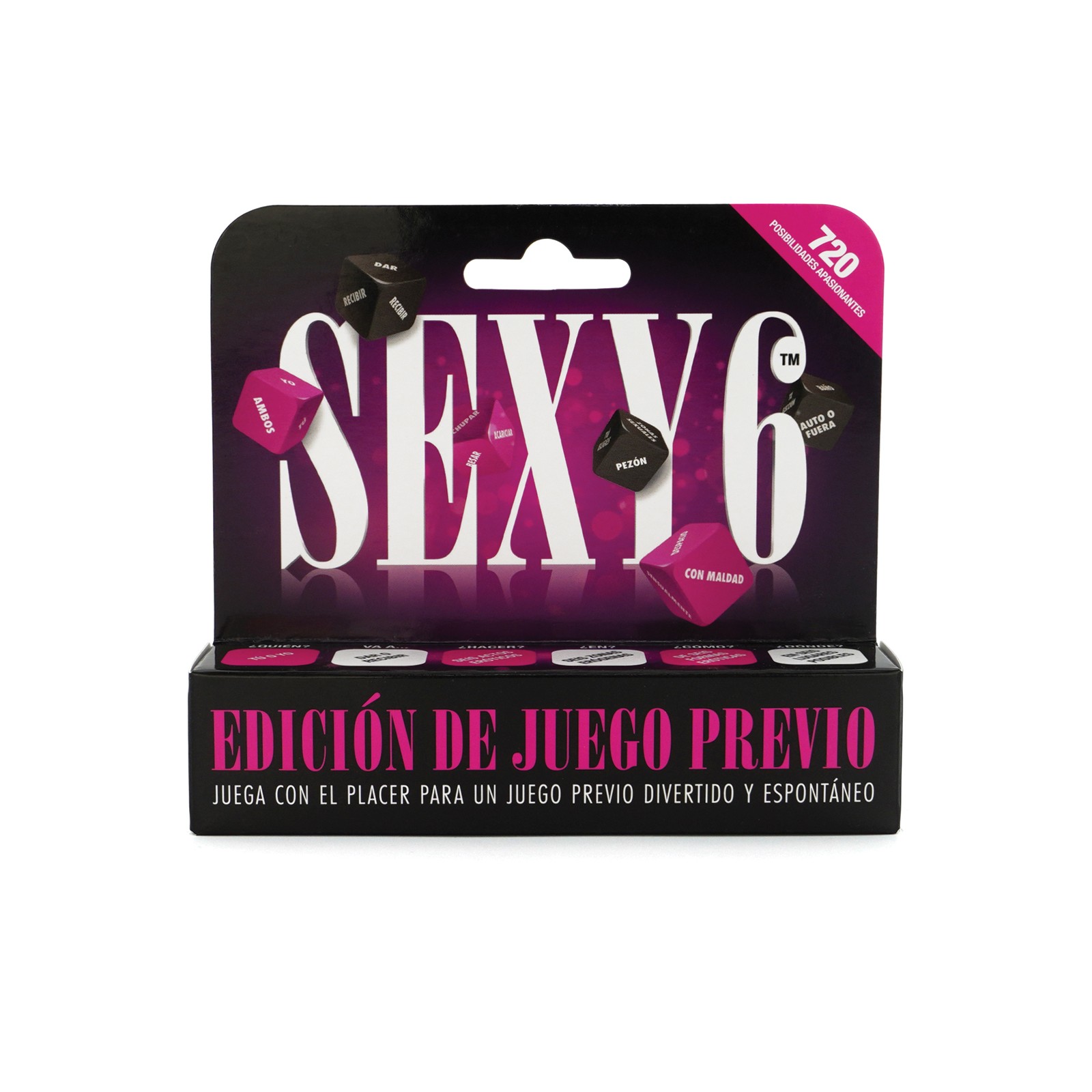 Sexy 6 Foreplay Dice - Spanish Edition