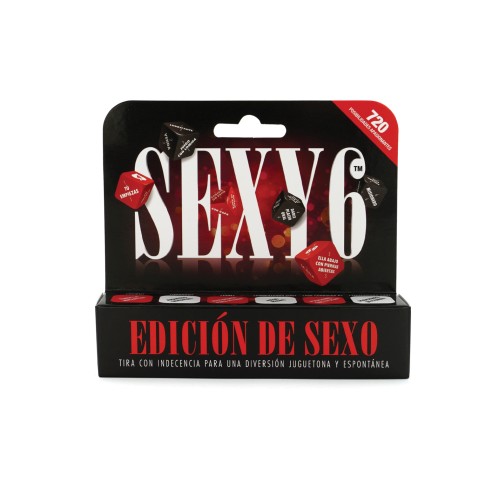 Juego Sexy 6 Dados Edición Sexo Versión Española