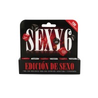 Juego Sexy 6 Dados Edición Sexo Versión Española