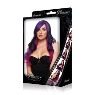 Pleasure Wigs Brandi - Black and Purple