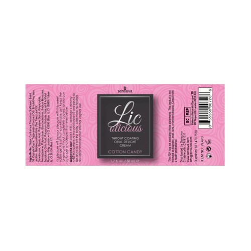 Lic O Licious Cotton Candy Oral Delight Cream