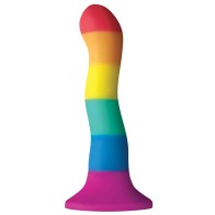 Colours Pride Edition Wave Dildo - Celebrate Love