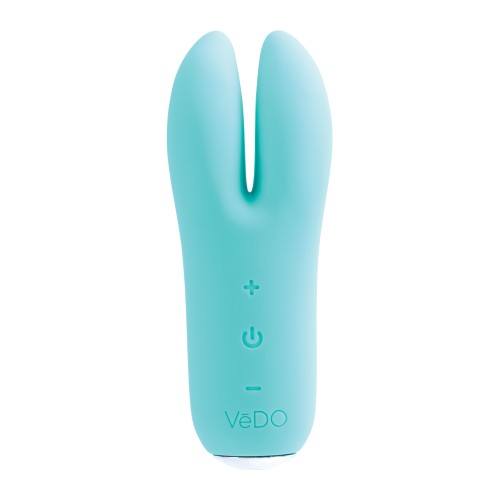 Vibrador Doble Recargable VeDO Kitti - Turquesa