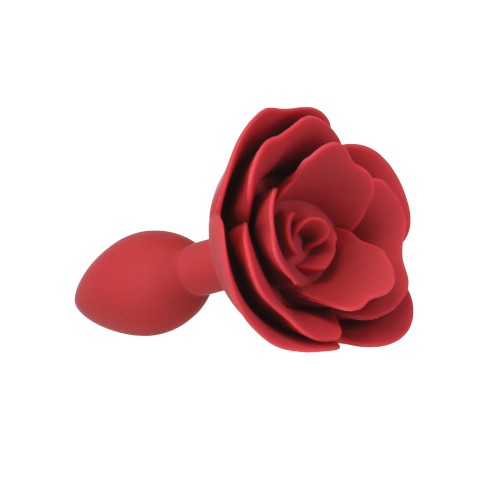 Lux Active Red Rose Silicone Anal Plug