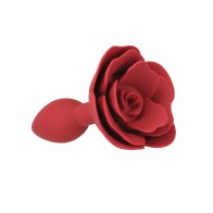 Lux Active Red Rose Silicone Anal Plug