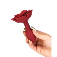 Lux Active Red Rose Silicone Anal Plug