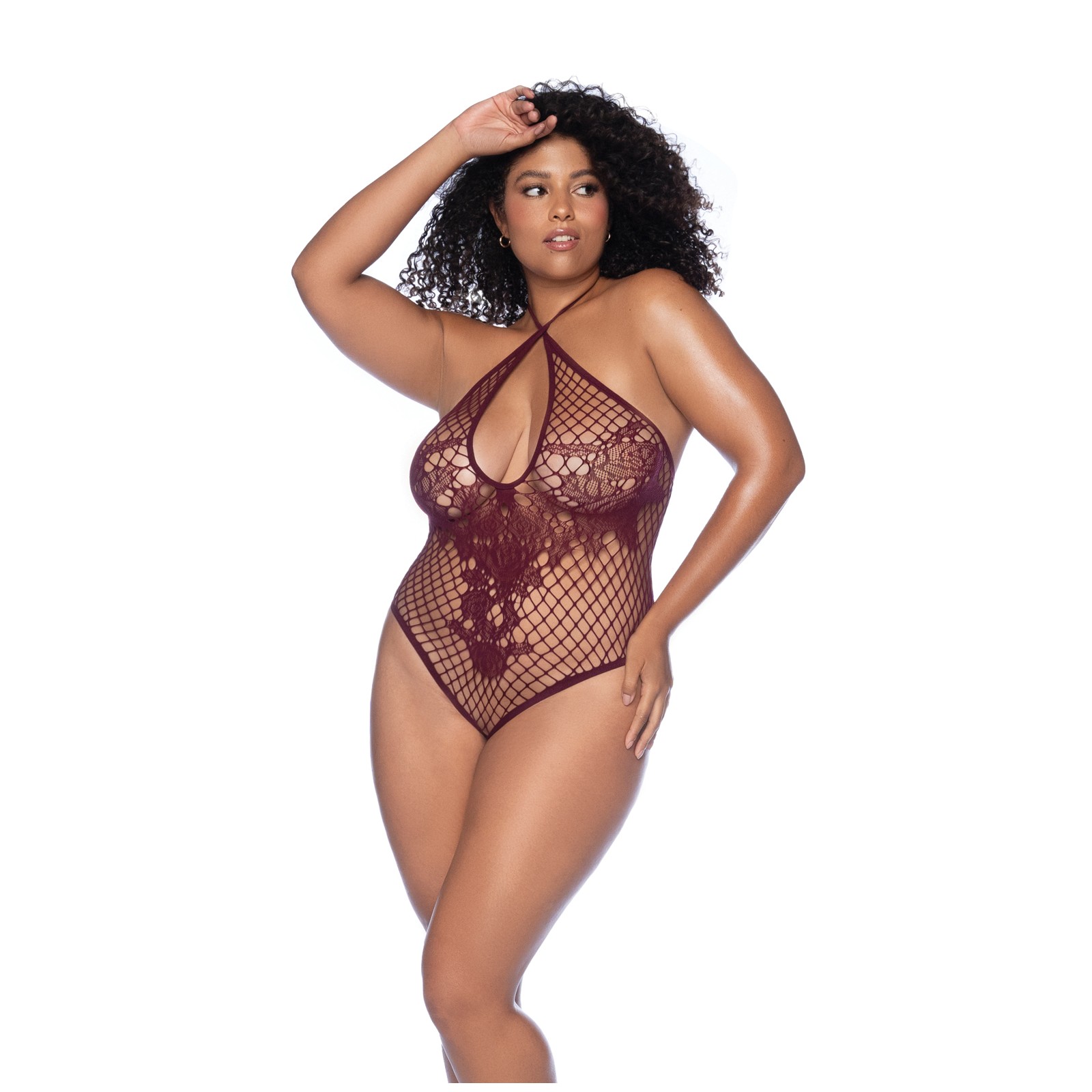 Body Red Florales Convertible Burdeos QN