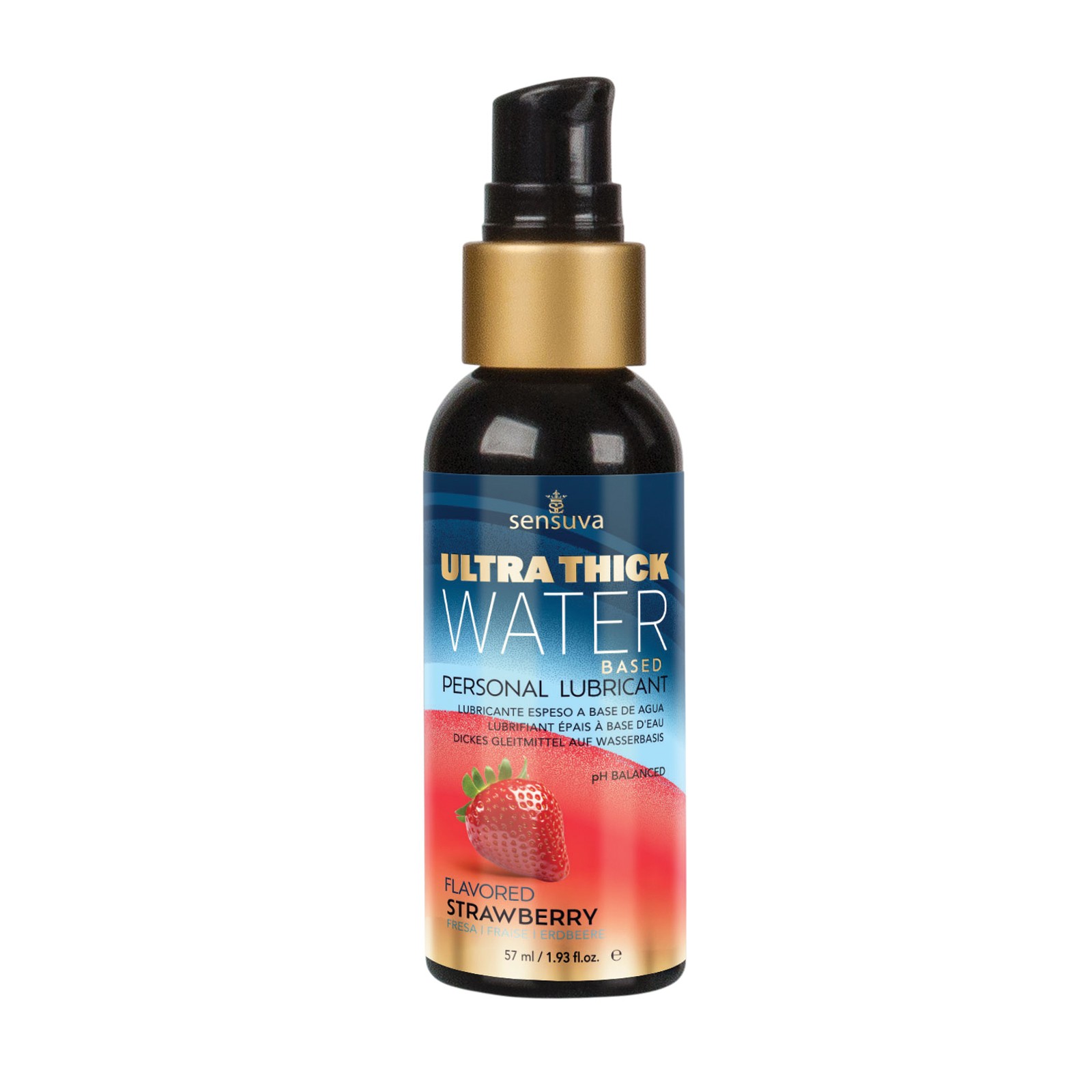 Hidratante Personal Ultra Espeso Sensuva 1.93 oz Fresa