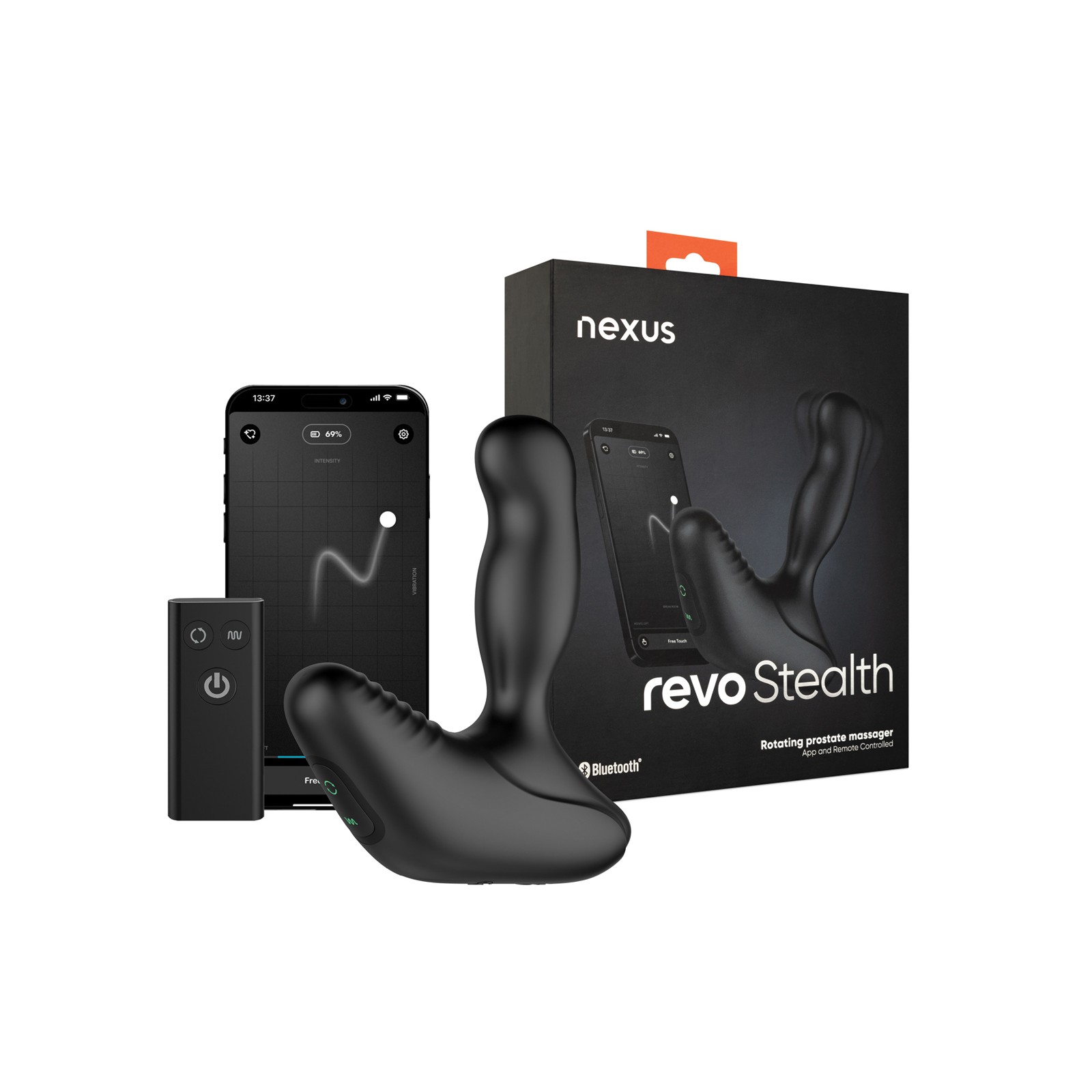 Masajeador Prostático Nexus Revo Stealth - Negro