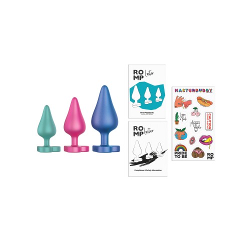 Kit de Plug Anal Multi-Color ROMP Luster