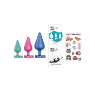 Kit de Plug Anal Multi-Color ROMP Luster