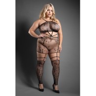 Sheer Unholy Gartered Bodystocking for Allure