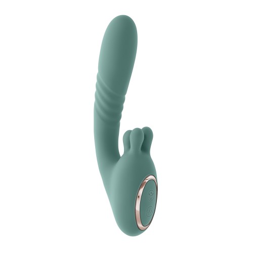 Evolved Thrust into Ecstasy Thrusting Rabbit Vibrator - Mint