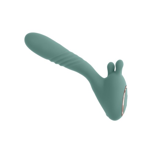 Evolved Thrust into Ecstasy Thrusting Rabbit Vibrator - Mint