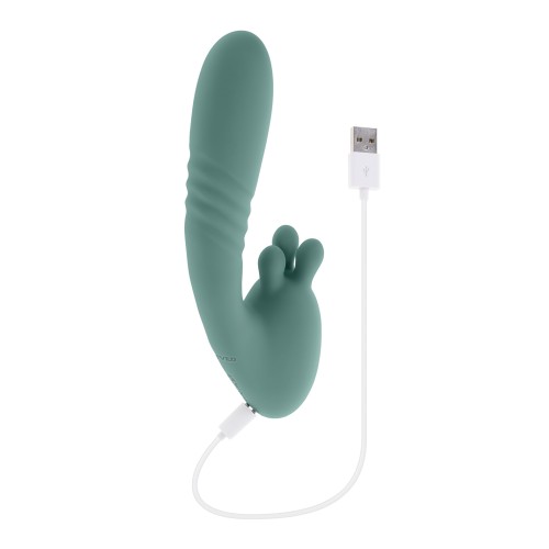 Evolved Thrust into Ecstasy Thrusting Rabbit Vibrator - Mint