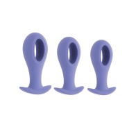 Evolved Hole Punch Anal Plug Set - Purple