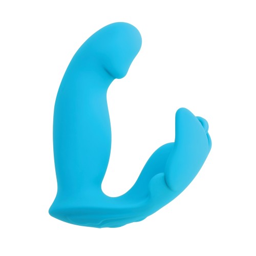 Evolved Spread Your Wings Rabbit Vibrator - Blue