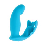 Evolved Spread Your Wings Rabbit Vibrator - Blue