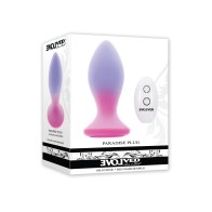 Evolved Paradise Remote-Controlled Butt Plug - Pink/Purple