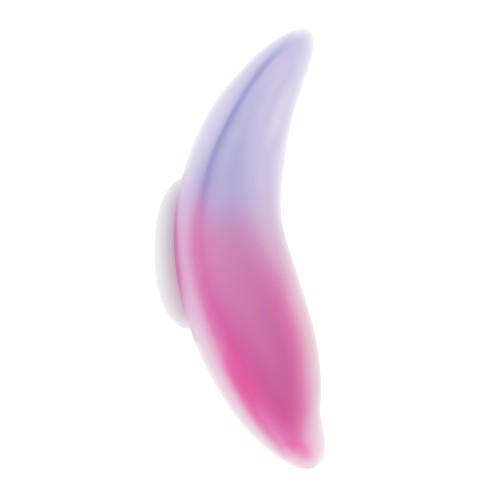 Vibrador de Ropa Interior Curvado Evolved Paradise con Control Remoto - Rosa/Púrpura