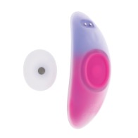 Vibrador de Ropa Interior Curvado Evolved Paradise con Control Remoto - Rosa/Púrpura