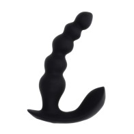 Evolved Bead Me Up Curved Anal Vibrator with Remote for Excitement